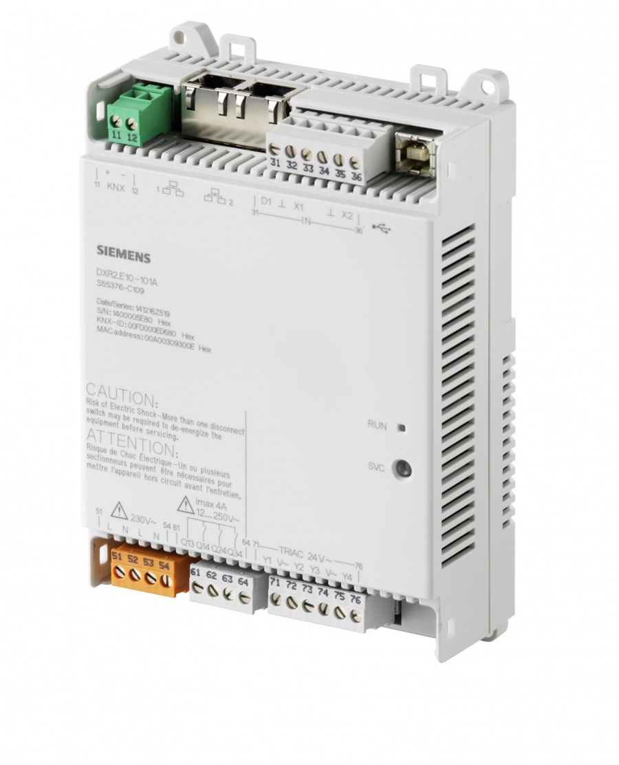   BACnet/IP, AC 230 (1 DI, 2 UI,7  DO) DXR2.E10-101A